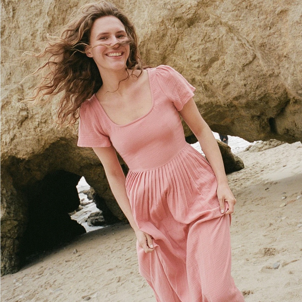 Christy Dawn Scarlet Dress in Santa Fe Pink XS